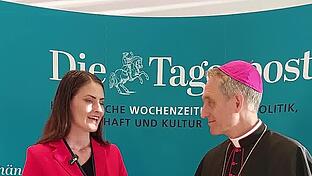 Erzbischof Gänswein im Gespräch mit der Tagespost